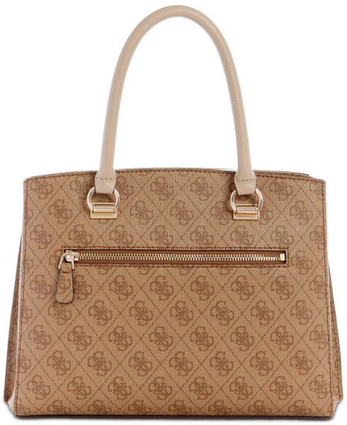 Noelle Girlfriend Сумка средних размеров 4G Basique Monogram Satchel Latte Logo - 4