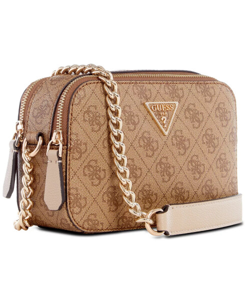 Noelle Kichkina 4G Basique Monogramli Kamerali Crossbody Latte Logo Yuklama - 3