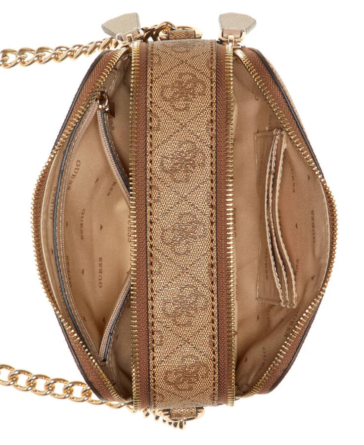 Noelle Kichkina 4G Basique Monogramli Kamerali Crossbody Latte Logo Yuklama - 5