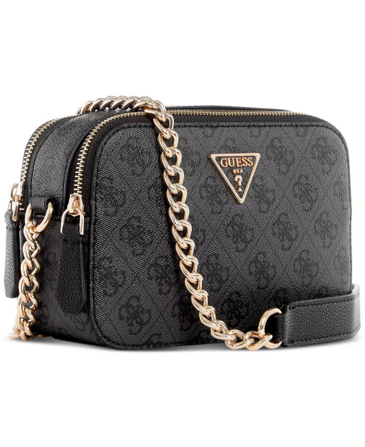 Noelle Small 4G Basic Monogram Camera Crossbody Coal Logo - 3