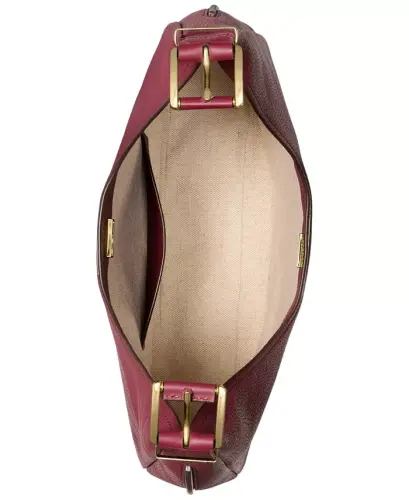 Nolita Large Leather Hobo Shoulder Bag - Luggage - 5