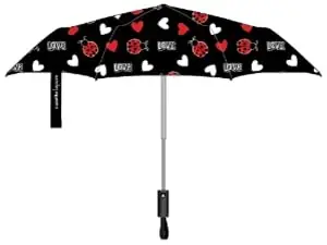 Nollia Windproof Automatic Travel Umbrella, Compact Portable with Reinforced Ribs for Sun & Rain - 1
