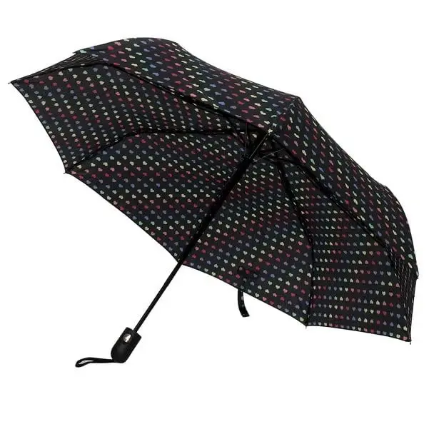 Nollia Windproof Automatic Travel Umbrella, Compact Portable with Reinforced Ribs for Sun & Rain - 2