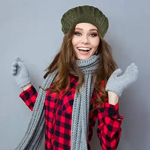 Nollia Soft Knit Solid Color Beanie, Ayollar uchun zamonaviy va yengil vaznli to‘qilgan beanie shapka, bir o‘lchamli slouchy shapka - 6