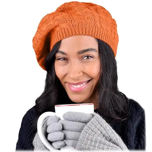 Nollia Soft Knit Solid Color Beanie, Ayollar uchun zamonaviy va yengil vaznli to‘qilgan uslubdagi shapka, bir o‘lchamli keng shapka - 4