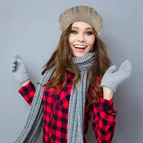 Nollia Soft Knit Solid Color Beanie, Chic, and Lightweight Crochet Knitted Style Beanie Hat for Women, One Size Slouchy Hat - 6