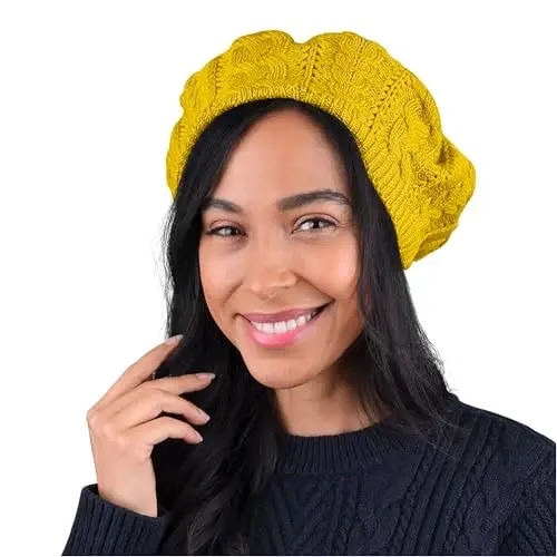 Nollia Soft Knit Solid Color Beanie, Chic, and Lightweight Crochet Knitted Style Beanie Hat for Women, One Size Slouchy Hat - 1