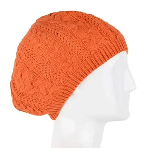 Nollia Soft Knit Solid Color Beanie, Chic, and Lightweight Crochet Knitted Style Beanie Hat for Women, One Size Slouchy Hat - 5