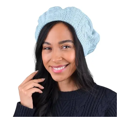 Nollia Soft Knit Solid Color Beanie, Chic, and Lightweight Crochet Knitted Style Beanie Hat for Women, One Size Slouchy Hat - 1