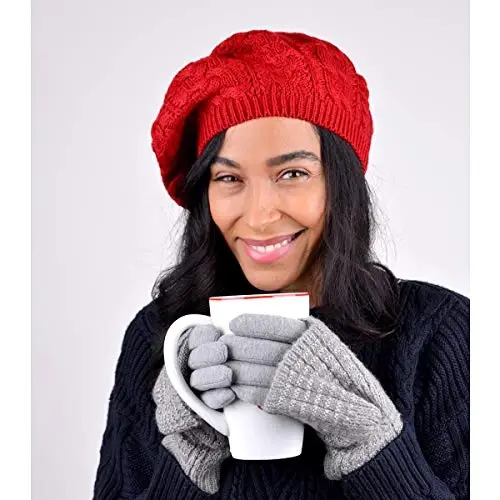 Nollia Soft Knit Solid Color Beanie, Chic, and Lightweight Crochet Knitted Style Beanie Hat for Women, One Size Slouchy Hat - 6