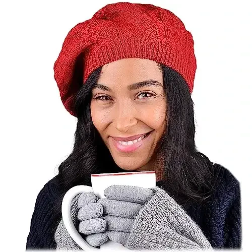 Nollia Soft Knit Solid Color Beanie, Chic, and Lightweight Crochet Knitted Style Beanie Hat for Women, One Size Slouchy Hat 