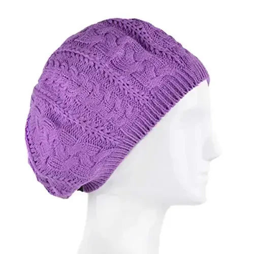 Nollia Soft Knit Solid Color Beanie, Chic, and Lightweight Crochet Knitted Style Beanie Hat for Women, One Size Slouchy Hat - 4