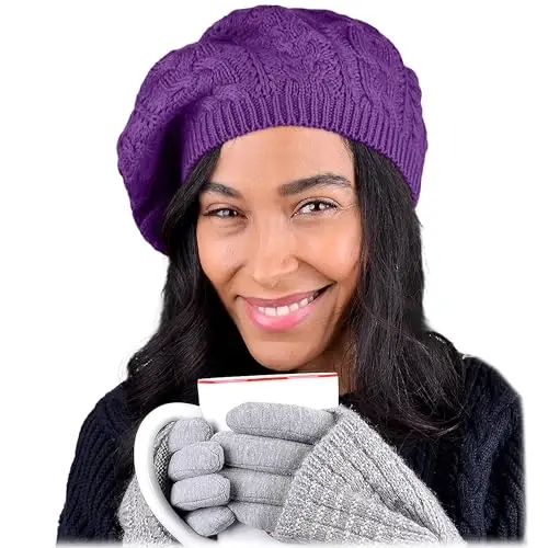 Nollia Soft Knit Solid Color Beanie, Chic, and Lightweight Crochet Knitted Style Beanie Hat for Women, One Size Slouchy Hat - 4