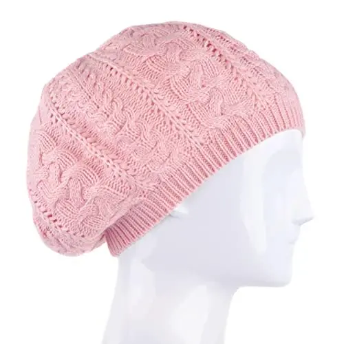 Nollia Soft Knit Solid Color Beanie, Chic, and Lightweight Crochet Knitted Style Beanie Hat for Women, One Size Slouchy Hat - 5