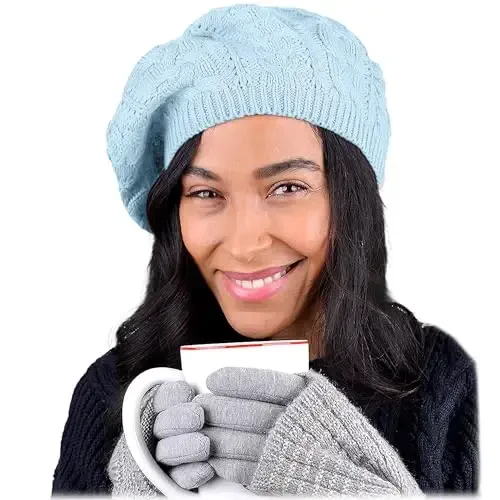 Nollia Soft Knit Solid Color Beanie, Chic, va Yengil Crochet To'qilgan Uslubdagi Ayollar uchun Beanie Shlyapa, Bir O'lchamli Slouchy Shlyapa - 5