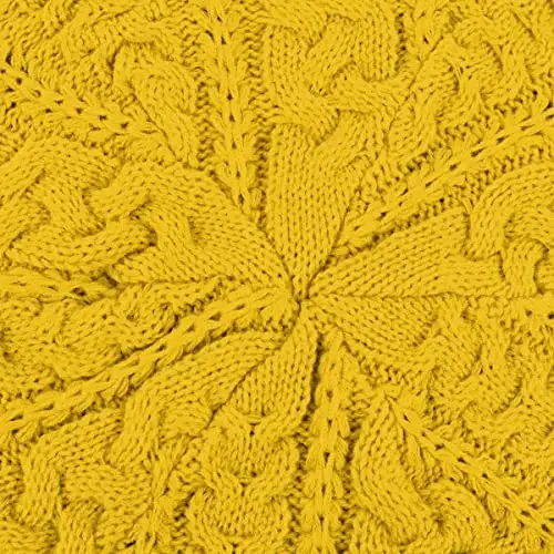 Nollia Soft Knit Solid Rangli Beanie, Chiroyli va Yengil Crochet Trikotaj Beanie Ayollar uchun, Bir Olchamli Slouchy Shlyapa - 2