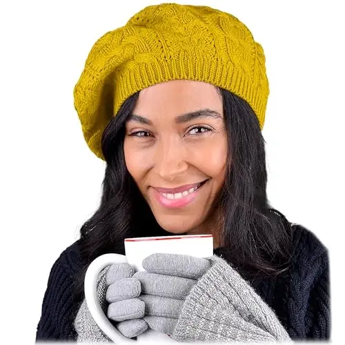 Nollia Soft Knit Solid Rangli Beanie, Chiroyli va Yengil Crochet Trikotaj Beanie Ayollar uchun, Bir Olchamli Slouchy Shlyapa - 3