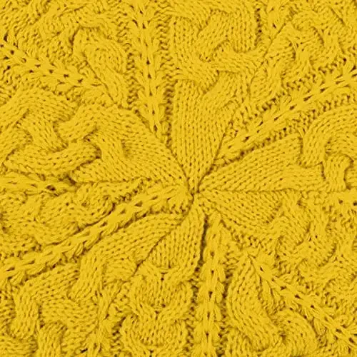 Nollia Soft Knit Solid Rangli Beanie, Chiroyli va Yengil Crochet Trikotaj Beanie Ayollar uchun, Bir Olchamli Slouchy Shlyapa - MODAZONE (1)