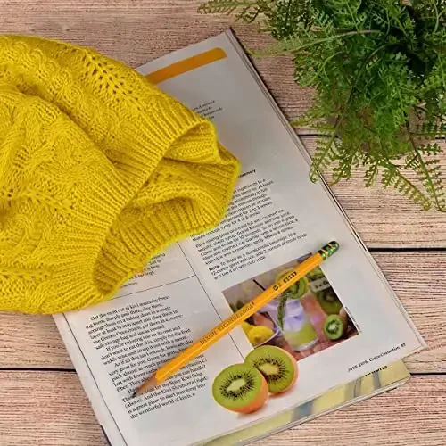 Nollia Soft Knit Solid Rangli Beanie, Chiroyli va Yengil Crochet Trikotaj Beanie Ayollar uchun, Bir Olchamli Slouchy Shlyapa - 7