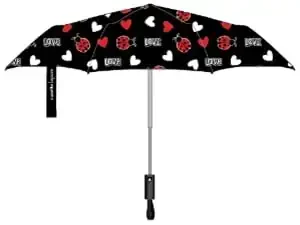 Nollia Windproof Automatic Travel Umbrella, Compact Portable with Reinforced Ribs for Sun & Rain 