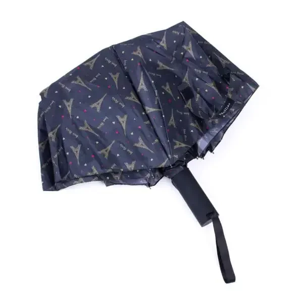 Nollia Windproof Automatic Travel Umbrella, Compact Portable with Reinforced Ribs for Sun & Rain - 3