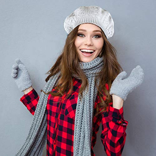 Nollia Yumshoq Triko, To'q Rangli Beanie, Ayollar uchun Zamonaviy va Engil Çekuvli Triko Beanie, Bir O'lchamli Chashlık Palar - 6