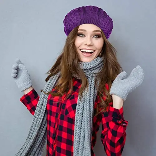 Nollia Soft Knit Solid Color Beanie, Chic, and Lightweight Crochet Knitted Style Beanie Hat for Women, One Size Slouchy Hat - 7