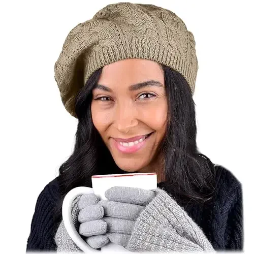 Nollia Soft Knit Solid Color Beanie, Chic, and Lightweight Crochet Knitted Style Beanie Hat for Women, One Size Slouchy Hat 