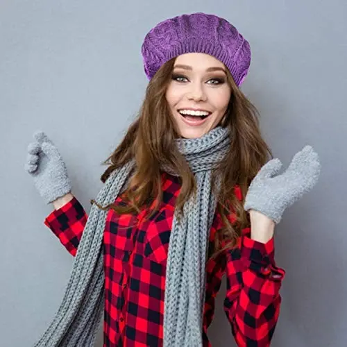 Nollia Soft Knit Solid Color Beanie, Chic, and Lightweight Crochet Knitted Style Beanie Hat for Women, One Size Slouchy Hat - 7