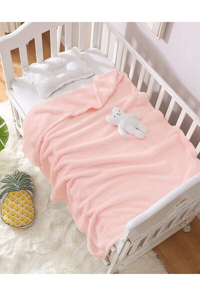 Nomi Baby Blanket Pink Newborn Baby Crib Stroller Swaddle Plush Blanket 100x120 Cm - 19