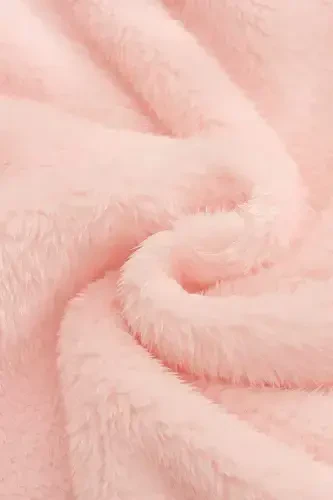 Nomi Baby Blanket Pink Newborn Baby Crib Stroller Swaddle Plush Blanket 100x120 Cm-PINK - 2