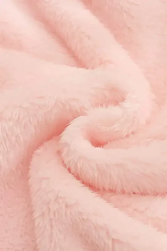 Nomi Baby Blanket Pink Newborn Baby Crib Stroller Swaddle Plush Blanket 100x120 Cm-PINK - 2