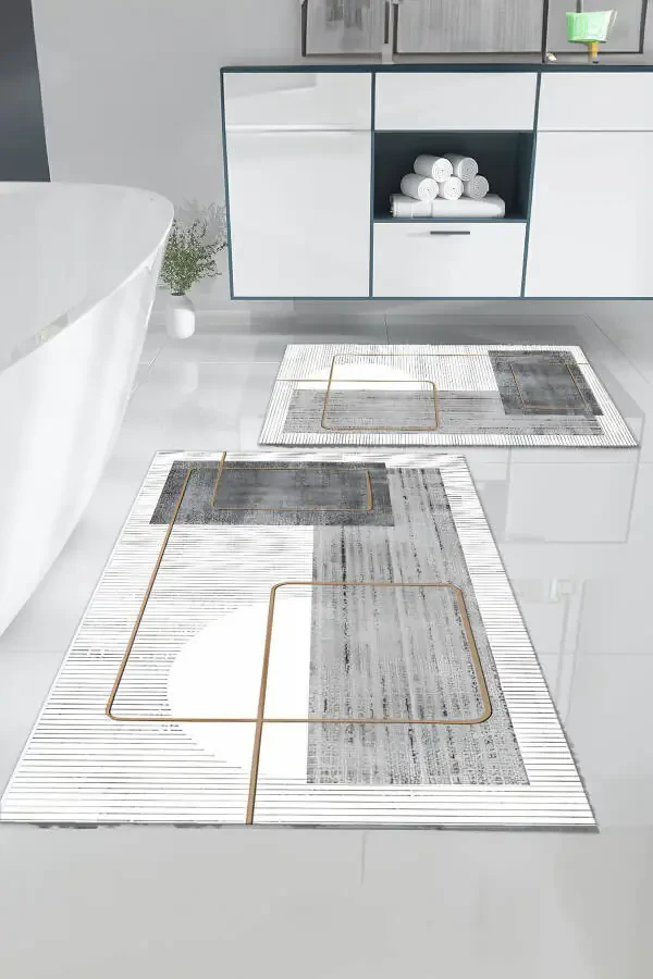 Non-slip Mat, Washable Sink-Side Mat, Bathroom Mat, Shower Mat (24) - 1