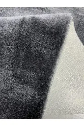 Non-Slip Most Trendy Soft Plush Anthracite Classic Fringe Carpet-Anthracite - 3
