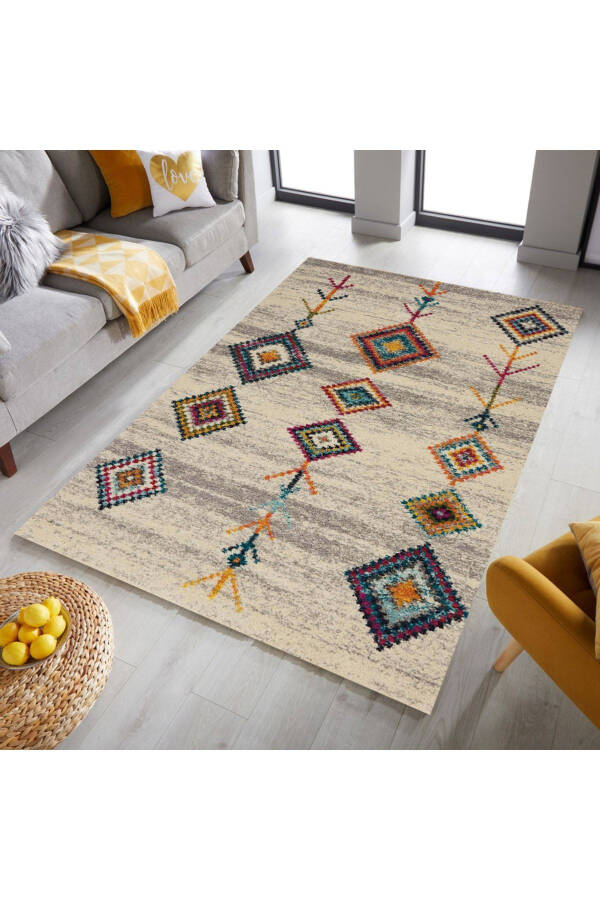 Non-Slip Washable Decorative Digital Print Rug - 1