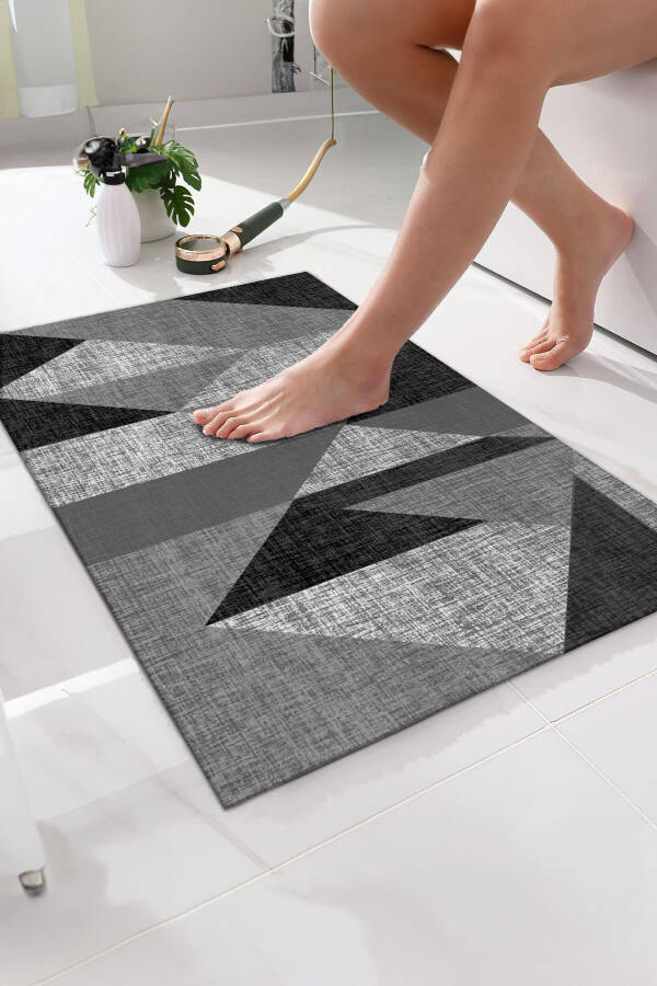 Non-Slip, Washable Sink Front Mat, Bathroom Mat, Shower Stall Front Mat - 3