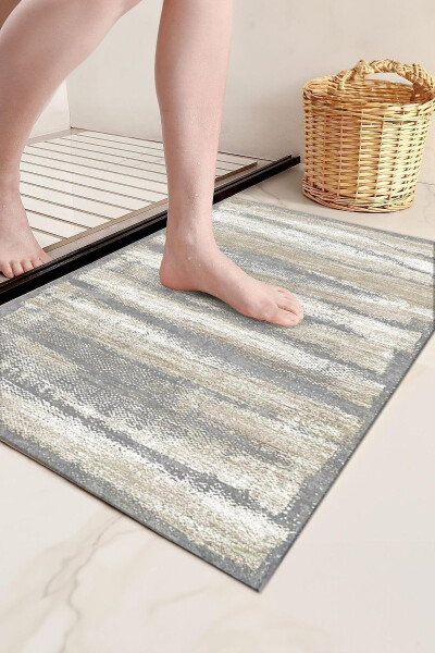 Non-Slip, Washable Sink Front Mat, Bathroom Mat, Shower Stall Front Mat (6) - 13