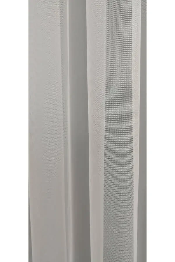 Non-Wrinkle Greek Damask Patterned Tulle Curtain - 3