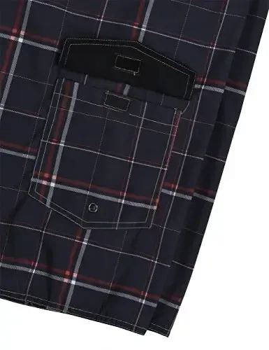 Nonwe erkaklar qattiq engil plyaj shortlari Lining bilan yarim shimlar - 5