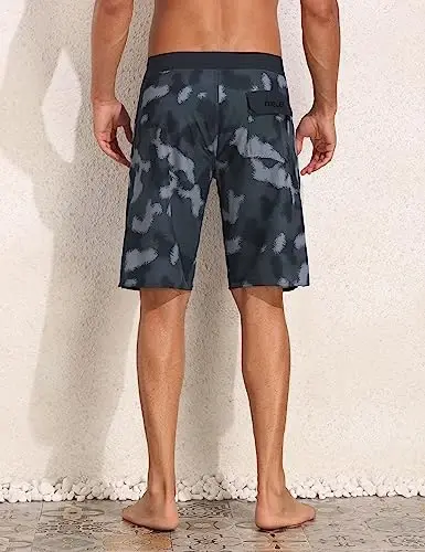 Nonwe Erkaklar uchun siqish astarli suzish tumanbali 2 si 1 da tez quriydigan cho'milish kostyumi cho'ntakli kargo surf shortiklari - 5
