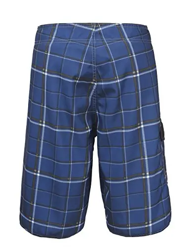 Nonwe Men's Solid Lightweight Beach Shorts Half Pants with Lining - 3