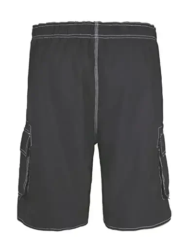 Nonwe Men's Beachwear Board Shorts Quick Dry with Mesh Lining Swim Trunks - 3