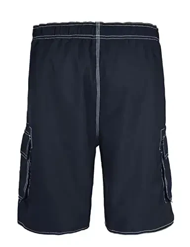Nonwe Men's Beachwear Board Shorts Quick Dry with Mesh Lining Swim Trunks - 3