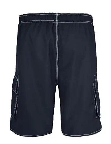 Nonwe Men's Beachwear Board Shorts Quick Dry with Mesh Lining Swim Trunks - 3