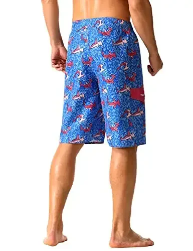 Nonwe Men's Beachwear Summer Holiday Swim Trunks Quick Dry Striped - 3