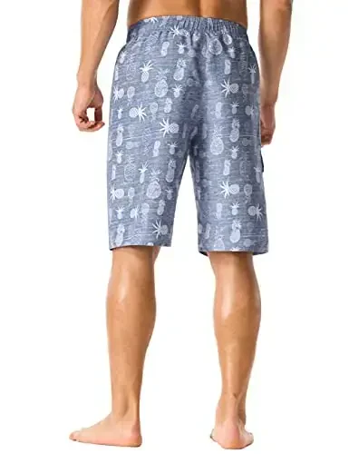 Nonwe Men's Beachwear Summer Holiday Swim Trunks Quick Dry Striped - 3