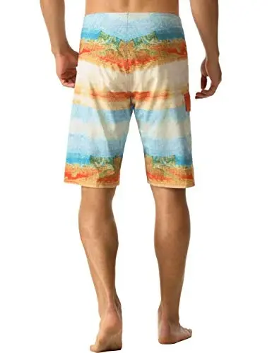 Nonwe Men's Sportwear Quick Dry Board Shorts with Lining - 3