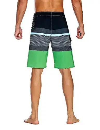 Nonwe Men's Sportwear Quick Dry Board Shorts with Lining - 3