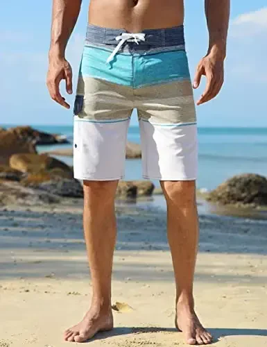 Nonwe Men's Sportwear Quick Dry Board Shorts with Lining - 3