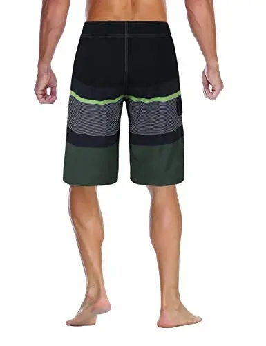 Nonwe Men's Sportwear Quick Dry Board Shorts with Lining - 3